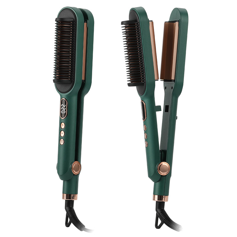 Cepillo plancha y ondulador 2 en 1